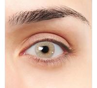 Cuarzo VIP Lenti a contatto colorate Verdi e Grigie chiaro design naturale 2 pezzi Annuali - Kit con porta lenti a contatto, pinzette e ventosa in silicone - Senza correzione 0.00 diottrie