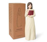 Cuayaes Soprammobili Moderni Statua Regalo per Lettori Amanti dei Libri, Estudiantes, Profesores, Decorazioni Casa Scultura Dipinta a Mano in Resina per Soggiorno, Scrivania, Ufficio