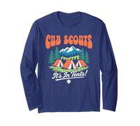 Cub Scouts: It's in Tents! Funny Camping & Outdoor Scouting Maglia a Manica