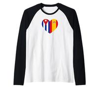 Cuba and Spain: United Friendship Pride Maglia con Maniche Raglan