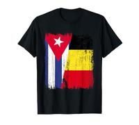 Cuba Belgio Mezza Bandiera Cuba Maglia Belga Maglietta