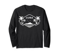 Cuba Caraibi Palme Isola Vacanza all'Avana Souvenir Maglia a Manica