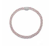 Cuba Catena Set Uomo Street Style Multi-Tone Perline Accessori Impilabili Gioielli Urban Fashion Regali, 8 inch/20 cm+22 inch/55 cm