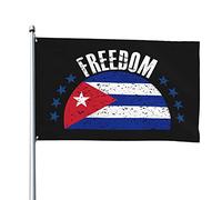 Cuba E La Libertà Garden Flag Durevole Bandiere Da Giardino Con 2 Occhielli Bandiera Da Cortile Decorazione Per Interni Patio Fattoria 90X152Cm