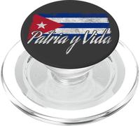 CUBA FLAG PATRIA Y VIDA FREE CUBA PopSockets PopGrip per MagSafe