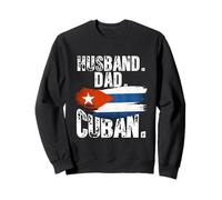 Cuba Flag Pride Dna Cuban Husband Dad Love Proud Fathers Day Felpa
