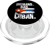 Cuba Flag Pride DNA Cuban Husband Dad Love Proud Fathers Day PopSockets PopGrip per MagSafe