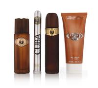 Cuba Gold EDT 100 ml + EDT 35 ml + Dopobarba 100 ml + gel doccia 200 ml