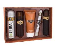 Cuba Gold Edt 100Ml + 100Ml Aftershave Lotion + 200Ml Shower Gel + 200Ml Deodorant + 35Ml Edt 100Ml Per Uomo (Eau De Toilette)