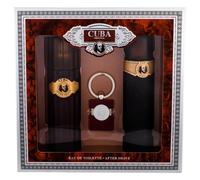Cuba Gold Edt 100Ml + 100Ml Aftershave Lotion + Key Ring 100Ml Per Uomo (Eau De Toilette)