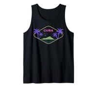 Cuba Isola Palme Caraibi Vacanza all'Avana Souvenir Canotta
