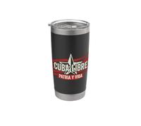 Cuba Libre Patria y Vida Stella Vintage Distressed Bicchiere termico in acciaio inox doppia parete