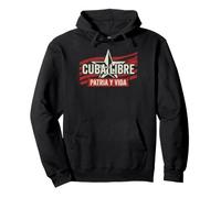 Cuba Libre Patria y Vida Stella Vintage Distressed Felpa con Cappuccio