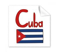 Cuba National Flag rosso blu occhiali modello panno di pulizia del pulitore dello schermo 5PCS Gift