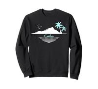 Cuba Palme Isola Caraibi Vacanza all'Avana Souvenir Felpa