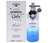 Cuba Paris Authentic Bold Man, fragranza in eau de toilette per l’uso quotidiano, adatta come profumo quotidiano, flacone da 100 ml indicato per essere utilizzato con continuità durante tutto l’anno a