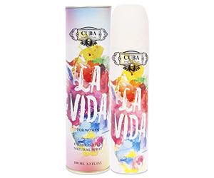 Cuba Paris La Vida Woman, eau de parfum intensa a lunga durata, pensata per chi ama fragranze ricche e avvolgenti, flacone da 100 ml indicato per essere utilizzato con continuità durante tutto l’anno