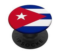 Cuba Patriotism Inspired Cuban Flag Design PopSockets PopGrip Adesivo