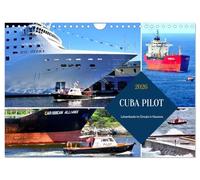 CUBA PILOT - Lotsenboote im Einsatz in Havanna (Wandkalender 2026 DIN A4 quer), CALVENDO Monatskalender: Kubanische Lotsenboote in der Bucht von Havanna