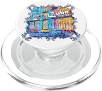 Cuba scena di strada dell'Avana Auto d'epoca Souvenir PopSockets PopGrip per MagSafe