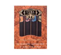 Cuba Set Miniatures cofanetto regalo: EDT Oro 5 ml + EDT Blu 5 ml + EDT Arancio 5 ml + EDT Rosso 5 ml per Uomo