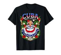 Cuba Tradizione e Anima dell'Isola Ragazza Floreale Tropicale Maglietta