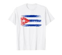 Cuba tshirt, mappe cubane, camicie con bandiera cuba per donne e uomini Maglietta