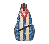 Cuba Unisex Sling Bag Multitasche Zaino Monospalla Leggera Borsa A Tracolla Per Treeking Escursionismo Sportiva
