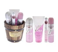 Cuba Vip by Cuba for Women - Set da 4 pezzi da regalo da 3,3 oz EDP Spray, 1,17 oz EDP Spray, 6,6 oz Body Lotion