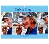 Cuban Cigars - Blue haze in Havana (Wall Calendar 2026 DIN A3 landscape), CALVENDO 12 Month Wall Calendar: Cigars in Cuba in art and in everyday life