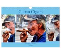 Cuban Cigars - Blue haze in Havana (Wall Calendar 2026 DIN A4 landscape), CALVENDO 12 Month Wall Calendar: Cigars in Cuba in art and in everyday life