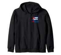 Cuban Flag Cuba Design Miami Spanish Cuban Felpa con Cappuccio