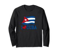 Cuban Flag Cuba Design Miami Spanish Cuban Maglia a Manica