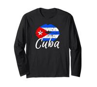 Cuban Flag Cuba Miami Spanish Cuban Maglia a Manica