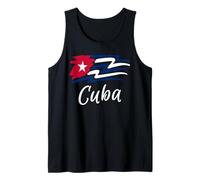 Cuban Flag Cuba Miami Spanish Cuban Roots T-Shirt Canotta