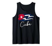 Cuban Flag Cuba Miami Spanish Cuban Roots T-Shirt Canotta