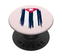 Cuban Flag Cuba Miami Spanish Cuban Roots T-Shirt PopSockets PopGrip Adesivo