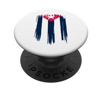 Cuban Flag Cuba Miami Spanish Cuban Roots T-Shirt PopSockets PopGrip Adesivo