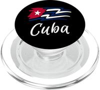 Cuban Flag Cuba Miami Spanish Cuban Roots T-Shirt PopSockets PopGrip per MagSafe