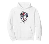 Cuban Girl Havana Cuba Culture Cuban Heritage Flag Pride Felpa con Cappuccio