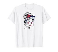 Cuban Girl Havana Cuba Culture Cuban Heritage Flag Pride Maglietta