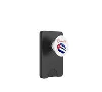 Cubanita Lips Formed by the Cuban Flag Design PopSockets PopWallet per MagSafe