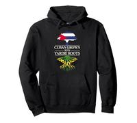 Cubano coltivato con Radici di Yardie Cuba Giamaicana Cuba Giamaica Felpa con Cappuccio