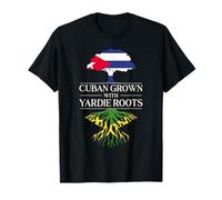 Cubano coltivato con Radici di Yardie Cuba Giamaicana Cuba Giamaica Maglietta