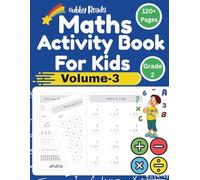 Cubby Reads Grade 2 Math Skills Workbook: 100+ Activities for Addition, Subtraction, Multiplication & Early Division.120+ Worksheets for Addition, ... Fractions: Maths workBook For Adults Age 6-9
