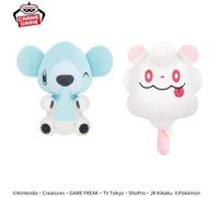 Cubchoo & Swirlix Pokémon Mofugutto Peluche Morbido e Confortevole Pokemon Gi...