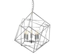 Cube 5Lt Pendant - Metallo cromato lucido