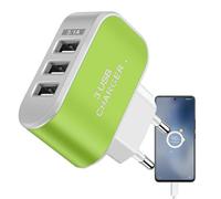 Cube de chargeur USB, Bloc de chargeur à charge rapide ,Prise de chargeur USB lumineuse 3 - Prise de chargeur USB lumineux Intelligent, chargeur portable de adaptateur Mural pour le Voyage