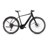Cube editor hybrid pro fe 400x bicicletta elettrica da fitness shimano cues 10s 400 wh 700 mm spectral black 2025
