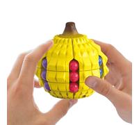 Cube Fidget Toy, Durian Shape Rotating Bean Cubes Puzzle, 3.14 Inches Sturdy & Portable Design, Stress Relief Calming Gadget for Children, Youth, Adults, Family Interaction, Travel, and Office Fun
